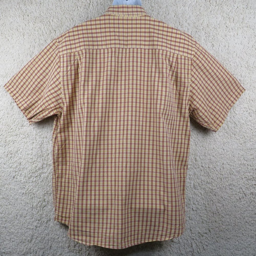 Nautica* Men's Short Sleeve Button‎ Down Curved Hem Pocket Chest Shirt~ Size XL - Picture 2 of 13